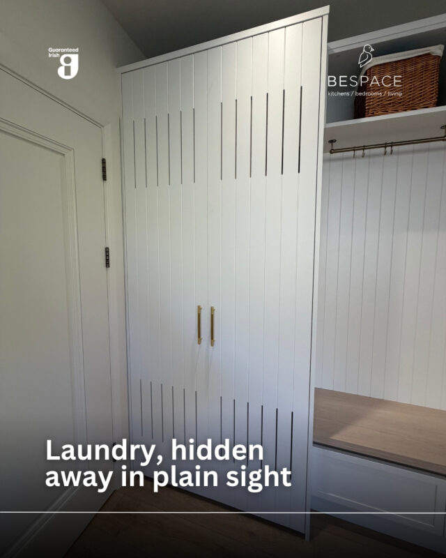 This isn’t just storage, it’s a solution 🧺

What looks like a simple fitted wardrobe is actually a fully functioning drying station for your laundry all tucked away behind two doors.

Want something like this in your next upgrade? Enquire today | Link in bio