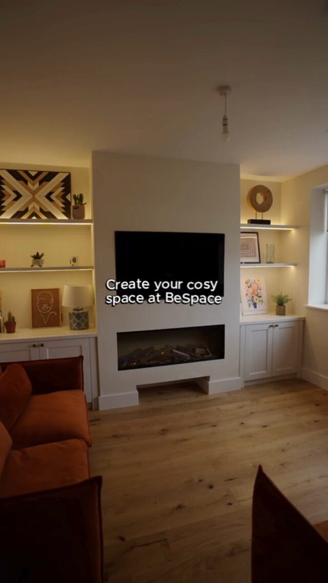 Cosy and completely custom ✨

What once were empty walls are now beautifully designed feature spaces. With the bespoke shelving, integrated lighting, tailored cabinetry and elegant fireplaces framing the TV walls, it all works perfectly.

At BeSpace, we transform overlooked areas into statement living spaces that feel warm, functional and designed around you 🙌

Visit our showrooms to explore what's possible or book your consultation to start designing today | Link in bio