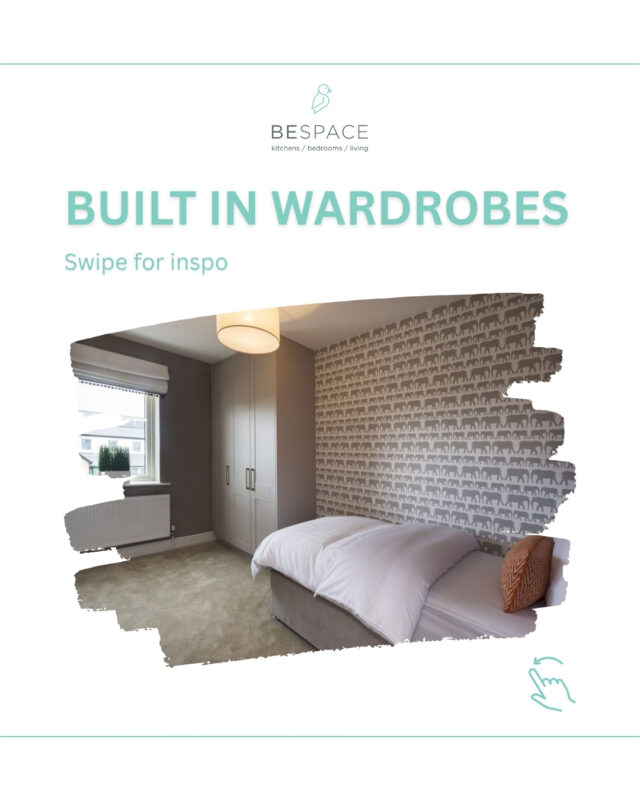 Swipe for some BeSpace built in wardrobe inspo🚪

No wasted space, no awkward gaps, just wardrobes designed to fit your room exactly. With hidden shoe storage, pull-out accessory drawers and hanging space that's actually the right height, every detail is designed around what you own and how you use it!

📍 Visit our Blanchardstown or Stillorgan showrooms to see more wardrobes designs today | Link in bio