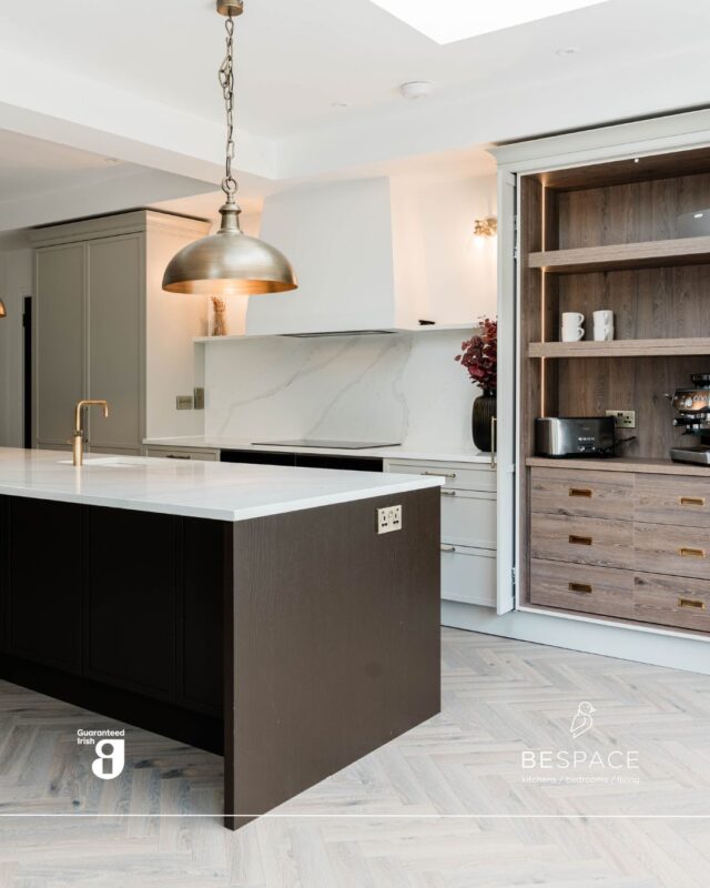 A seamless blend of function & flow 🤎

This beautifully connected kitchen and living area blends calm neutrals. The soft creams pair effortlessly with the warm wood tones, while the brass accents add just the right touch of elegance throughout. To the side, a cleverly concealed utility keeps the main space clutter-free 🙌 

Thinking about transforming your home? Visit our showrooms or book a consultation and let BeSpace guide you | Link in bio