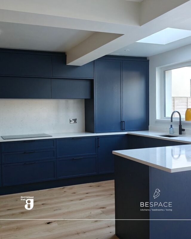 Navy kitchens, for depth, elegance and timeless style💙

The rich navy presses create a striking backdrop, while carefully chosen quartz islands, brass taps and handles add a subtle pops of colour. Every detail is bespoke, crafted around your lifestyle and your space.

Visit our showrooms or book your consultation today and start designing your bespoke space | Link in bio