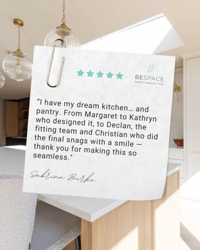 Moments like this are exactly why we do what we do. 

To hear that the whole journey felt seamless, from Margaret and Kathryn to Declan, the fitting team and Christian, is the greatest compliment our team could ask for. 🙌