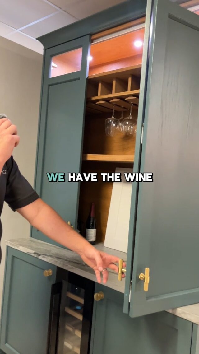 Elevate your home with a bespoke bifold drinks unit! 🤩

From built-in wine racks and glass holders to a sleek granite worktop and knurled handles, every detail is designed for style and functionality 🤝 Plus, your wine cooler, perfect for entertaining or everyday use

If this sounds like your dream setup, get in touch with BeSpace today and let us help design the perfect drinks corner for your home | Link in bio