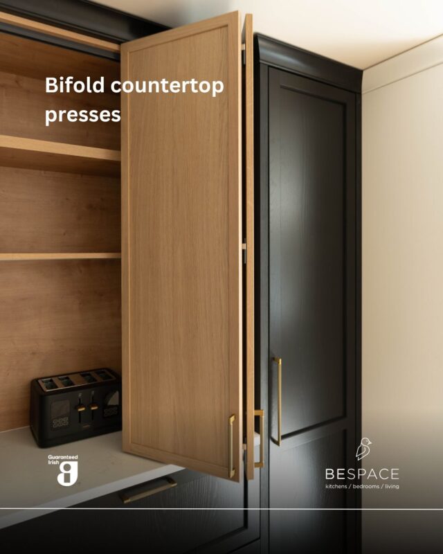The most convenient way to hide countertop clutter 🤩

Bifold countertop presses are perfect for keeping your kitchen looking sleek while still having everything within reach. Simply open when you need it and fold it neatly away when you don’t. Ideal for appliances, coffee stations or busy prep areas.

Visit our showrooms to explore more today | Link in bio