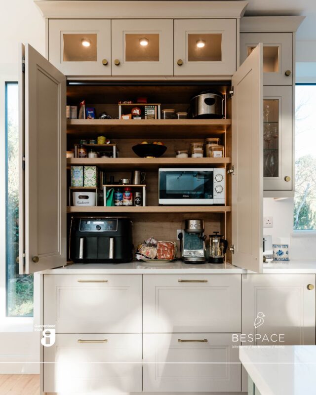 Would you love a pantry in your kitchen but think you don’t have the space? Think again! 🤞

With our bespoke bifold press doors, we can create a hidden pantry that blends seamlessly into your kitchen when closed. Perfect for storing all your appliances, pantry essentials, and kitchen must-haves, all tucked away neatly yet easily accessible 🤩

Who says style and function can’t live together? 🏡 Lets discuss your new pantry today | Link in bio